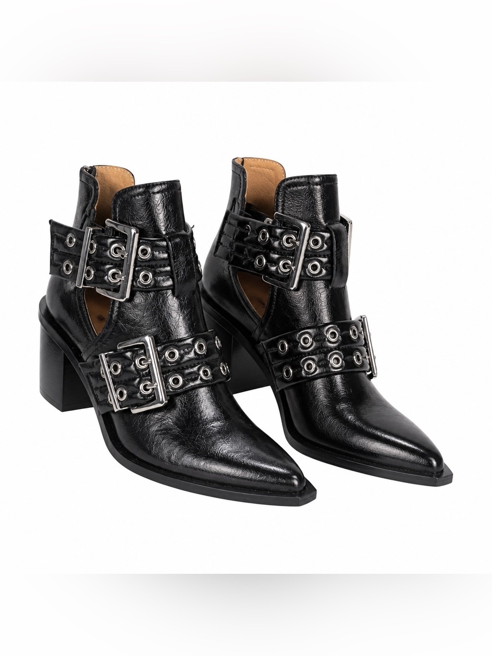 Steve Madden Grazia Pointed Toe Moto Booties